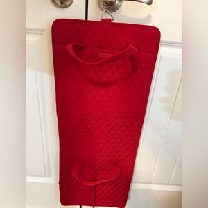 Vera Bradley Quilted Red Travel Cosmetic Bag